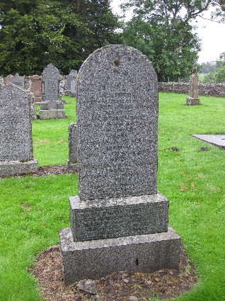 Memorial to James Robertson of Ballintuim
